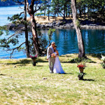 a summer wedding on Mayne Island